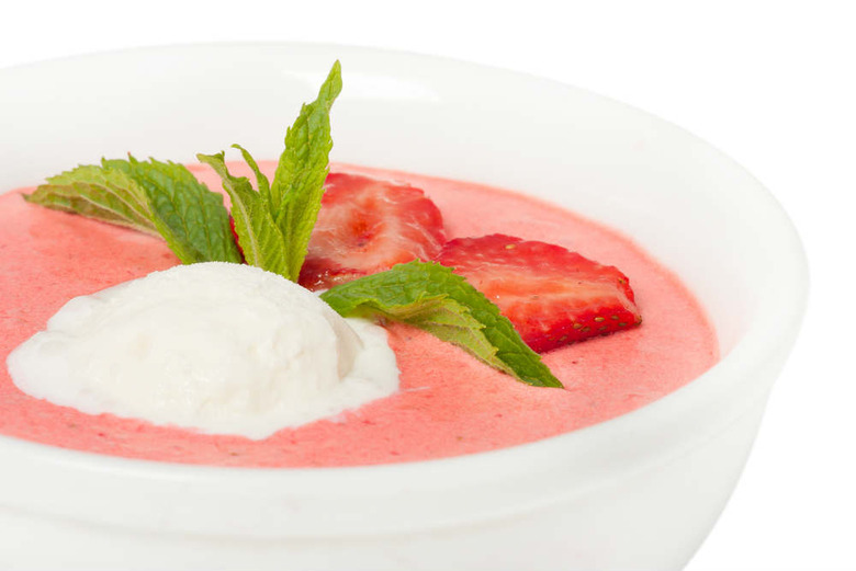 cold avocado soup