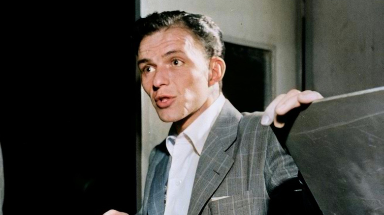Frank Sinatra in gray suit