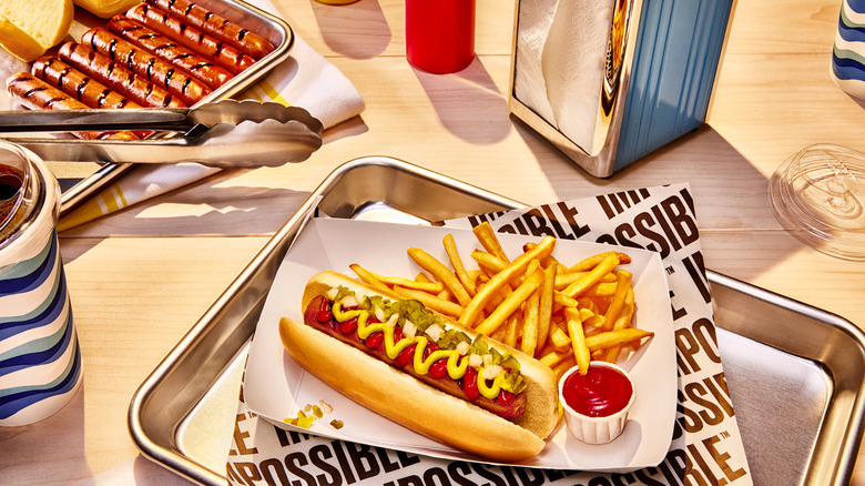 Impossible hot dogs