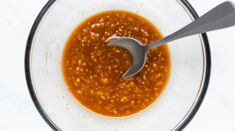 stir-fry sauce in bowl
